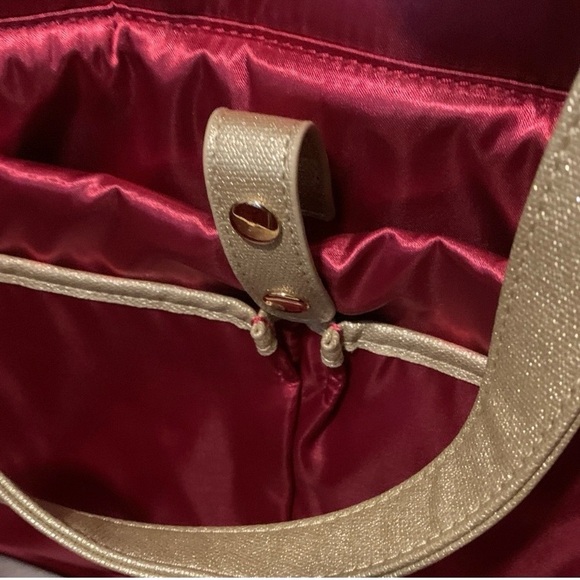 NWT, limited edition color Gold Sparkle White Elm Aquila Tote! - Picture 8 of 11